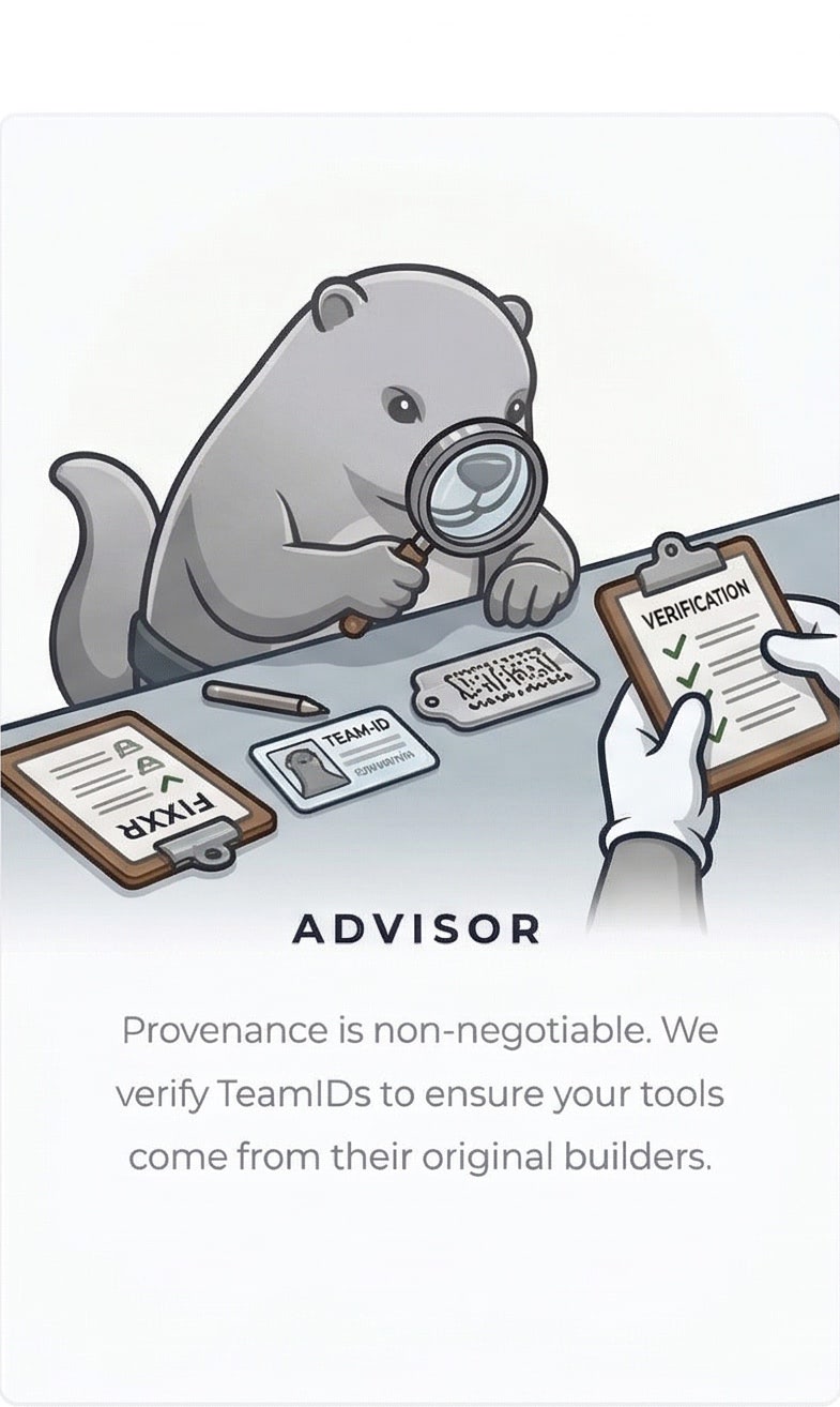Advisor: Provenance is non-negotiable. We verify TeamIDs to ensure your tools come from their original builders.